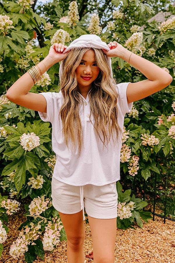 Take A Holiday Top In White Product Image