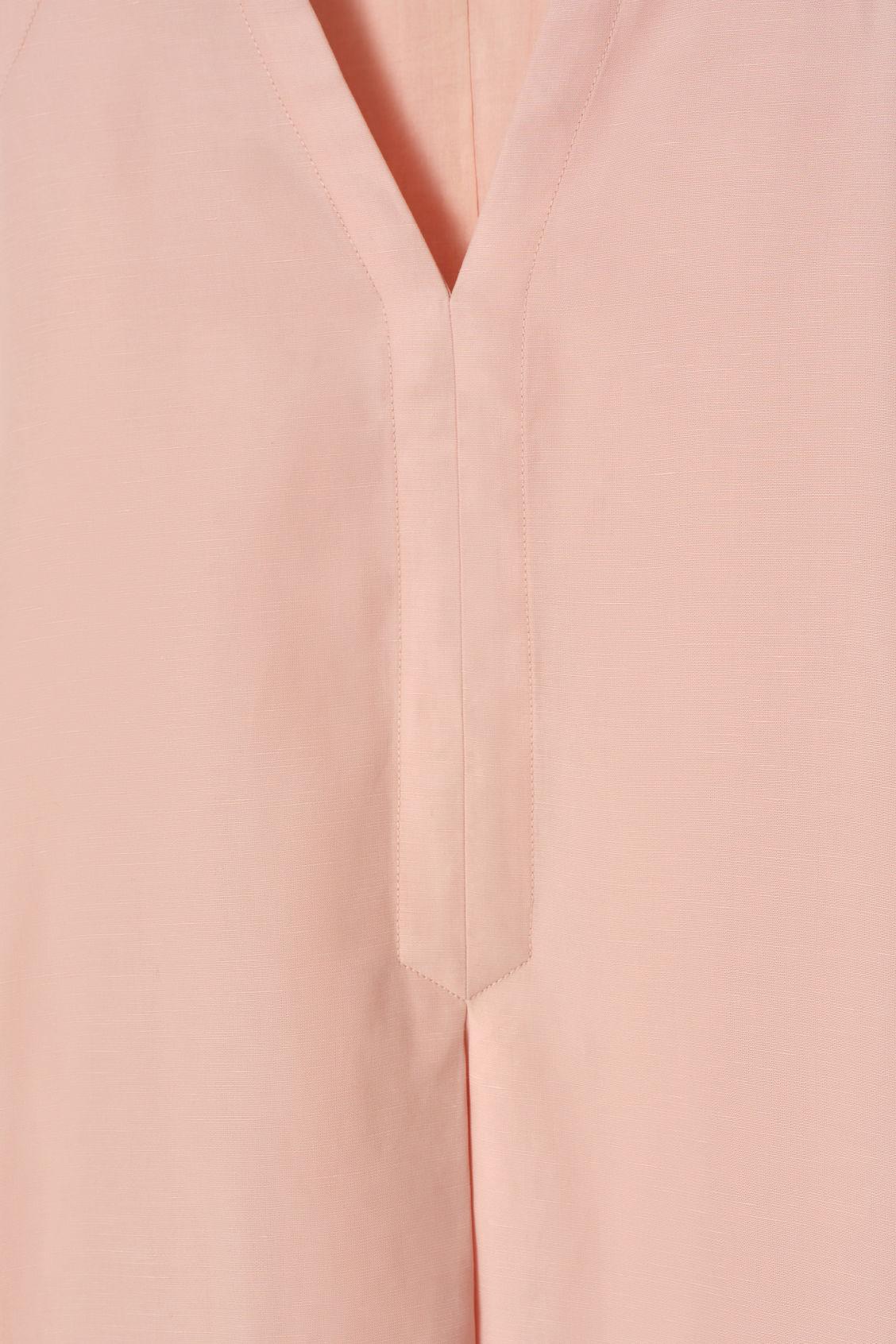 A-LINE LINEN-BLEND MAXI DRESS Product Image