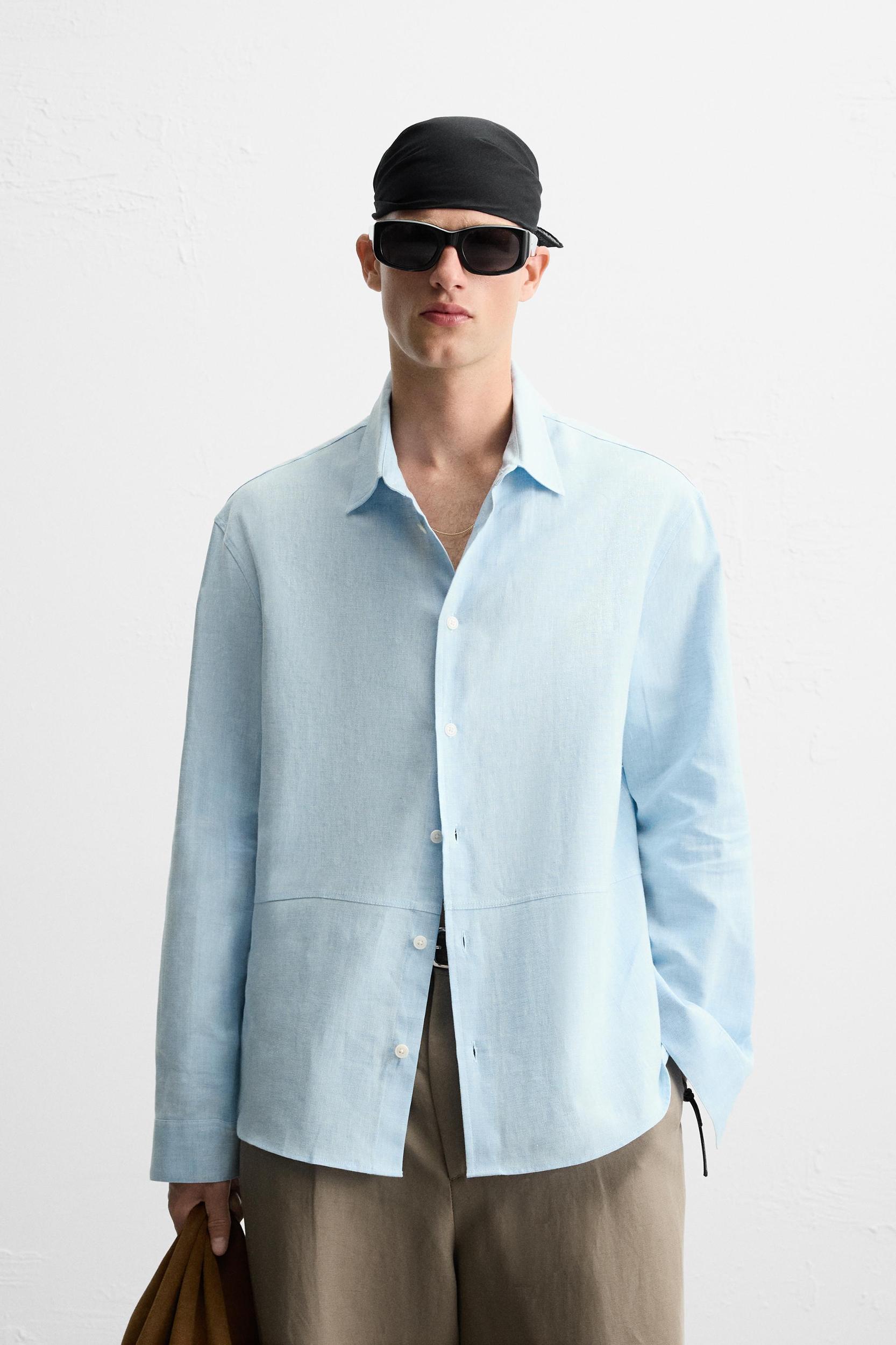 LINEN - COTTON SHIRT Product Image