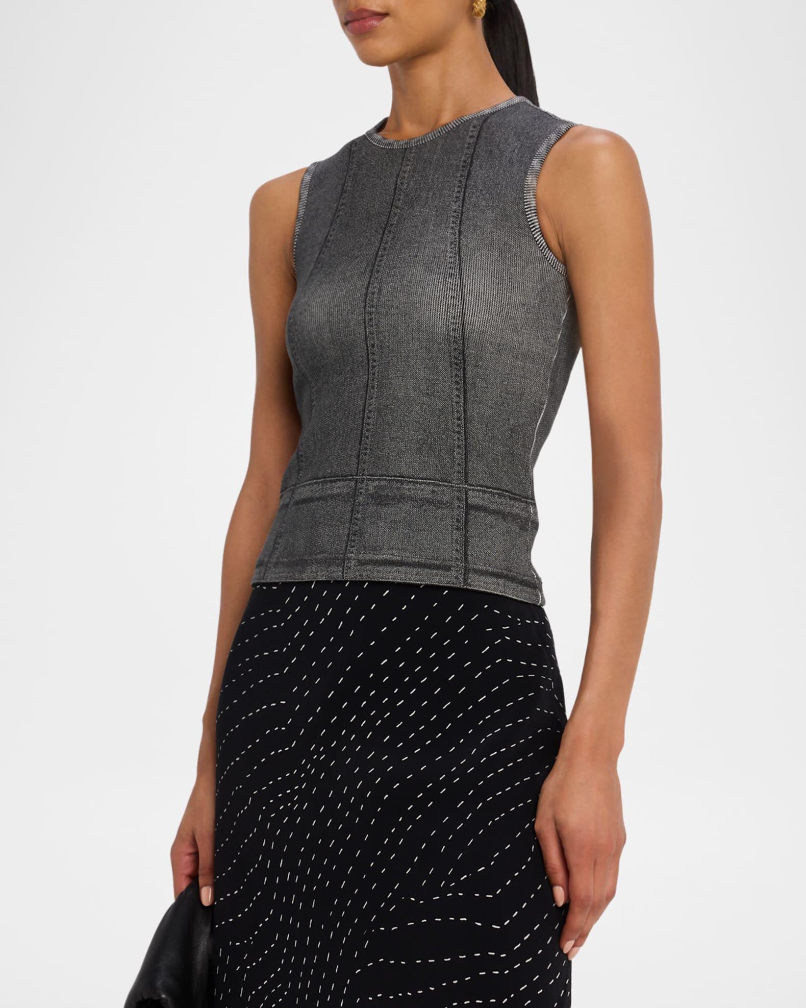 Miramar Ribbed Muscle Tank Top  Product Image