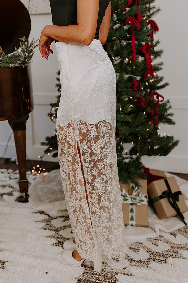 Boho Love High Waist Lace Skirt Product Image