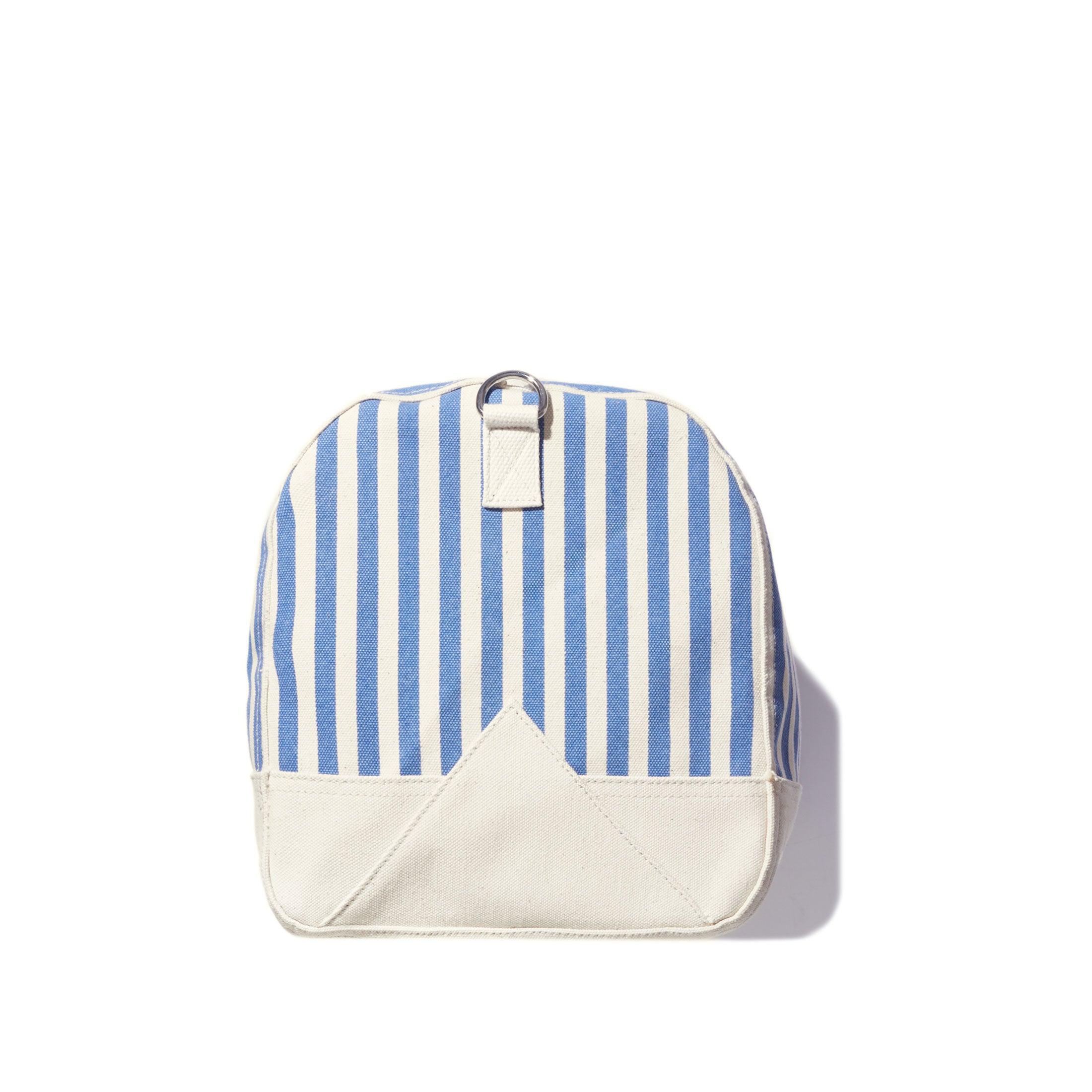 The All Over Striped Duffle Bag - Royal Blue/Canvas Mini Stripe Female Product Image