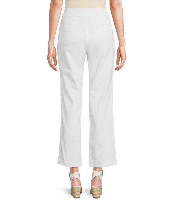 J.McLaughlin Anisa Knit Flat Front Straight Leg Crop Pants Product Image