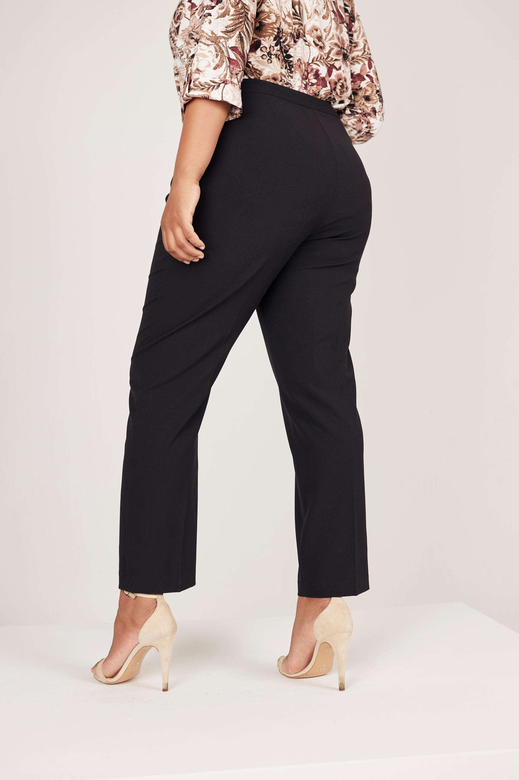 Roz & Ali™ Pull On Tummy Control Pants With L Pockets, Tall Length Plus Product Image