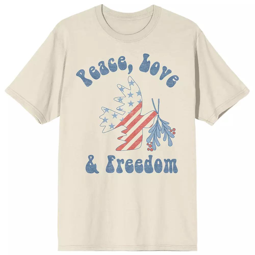 Men's Americana Peace Love Tee,  Product Image