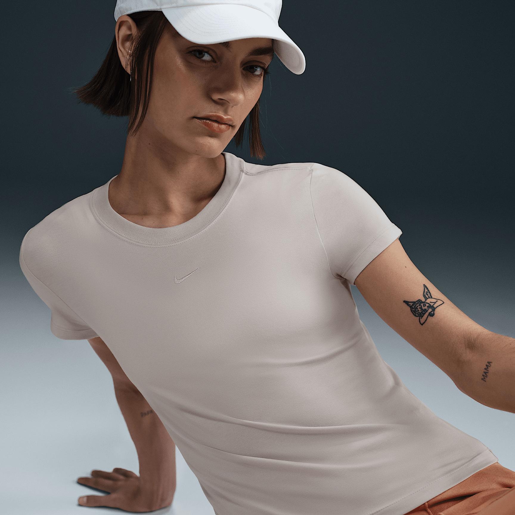 Nike Womens Nike Chill Knit Crop T-Shirt - Womens Product Image