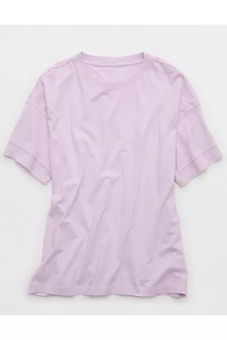 Aerie Crew Oversized Boyfriend T-Shirt Women's Product Image