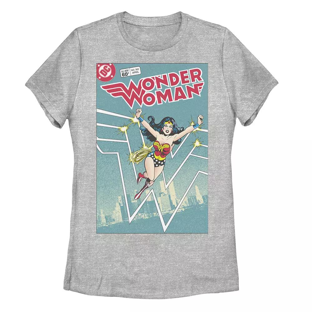 Juniors' DC Comics Wonder Woman Retro Graphic Tee, Girl's, Size: XXL, Black Product Image
