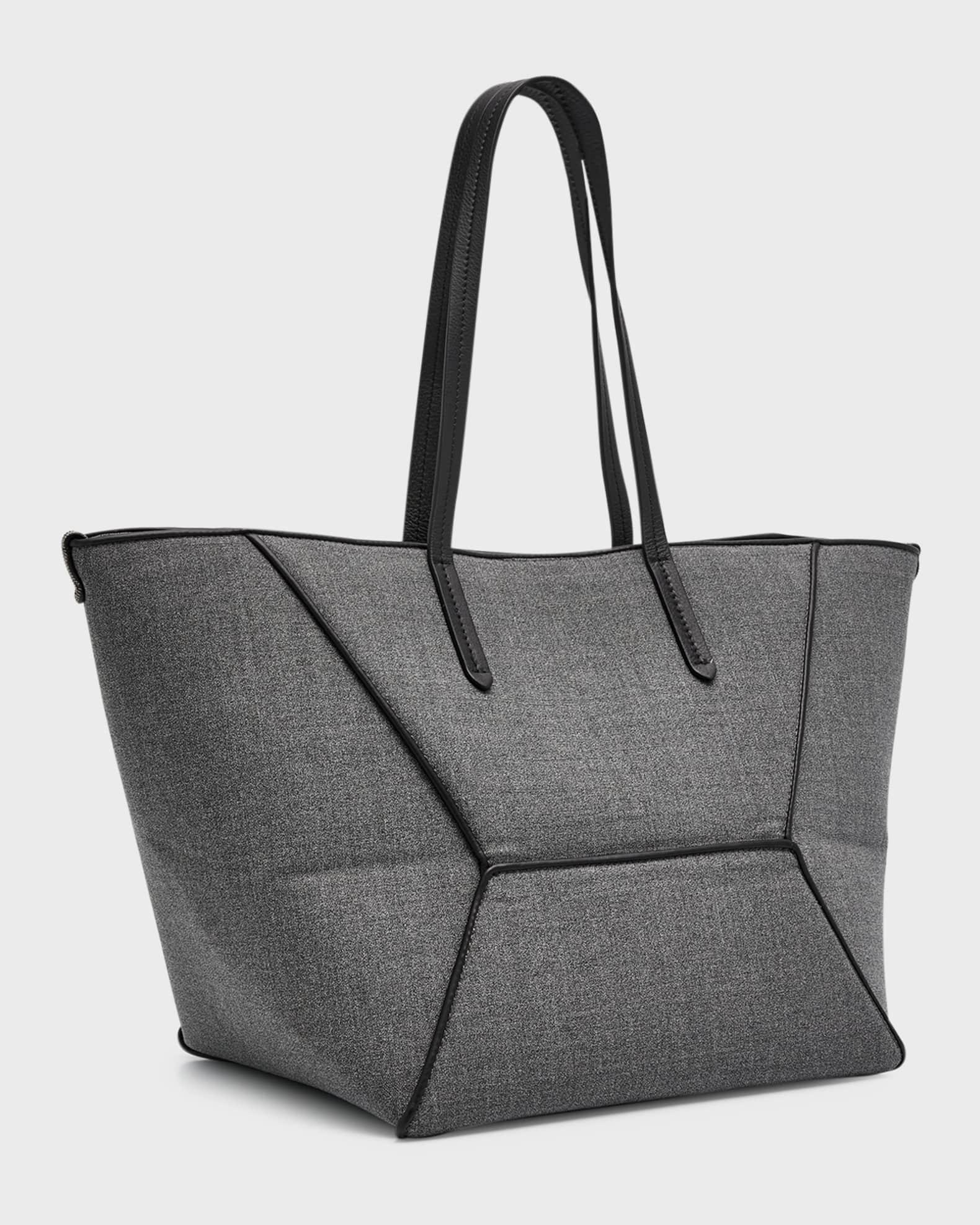 BC Duo Medium Shopper Wool Tote Bag Product Image