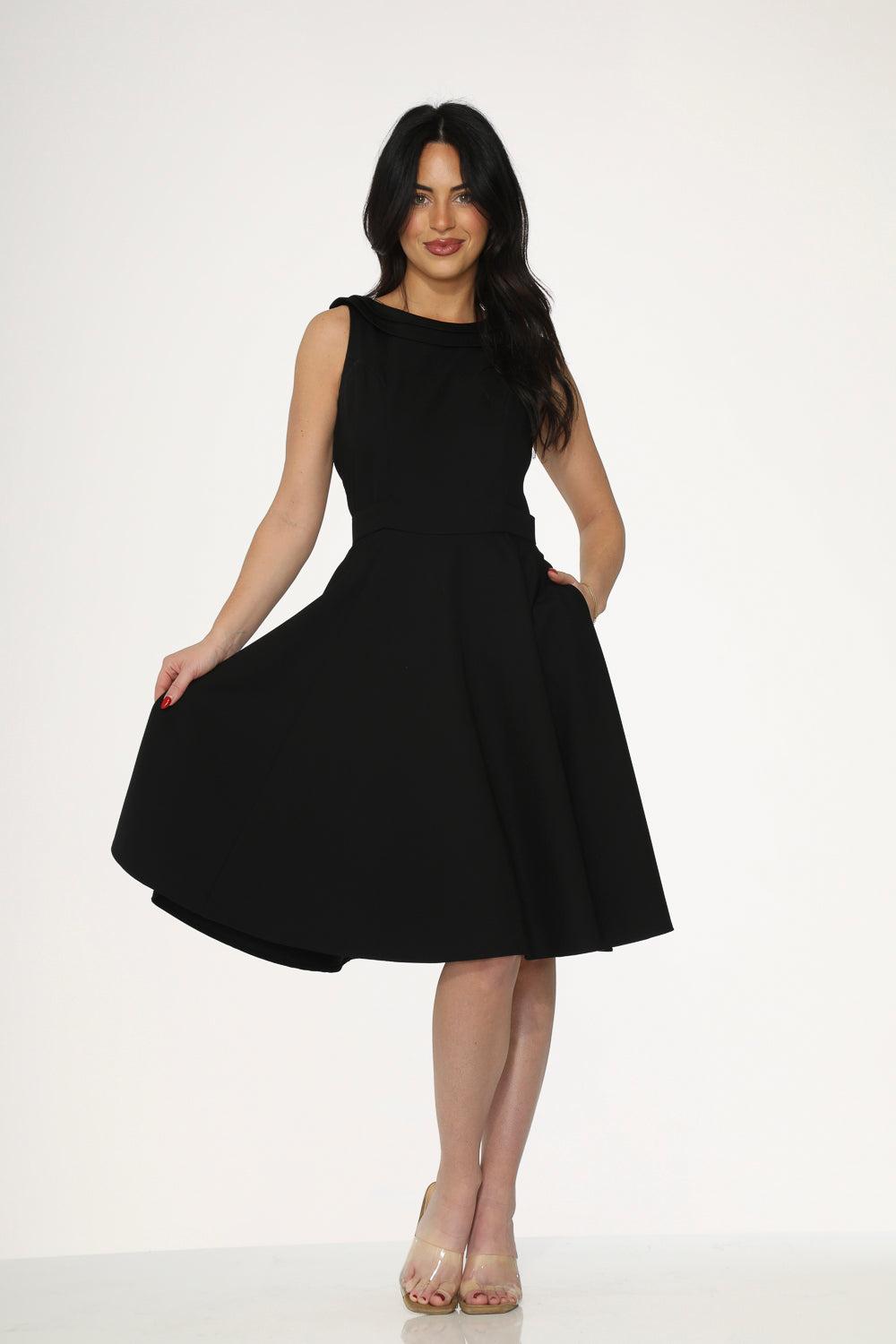 Black Swing Dress Product Image