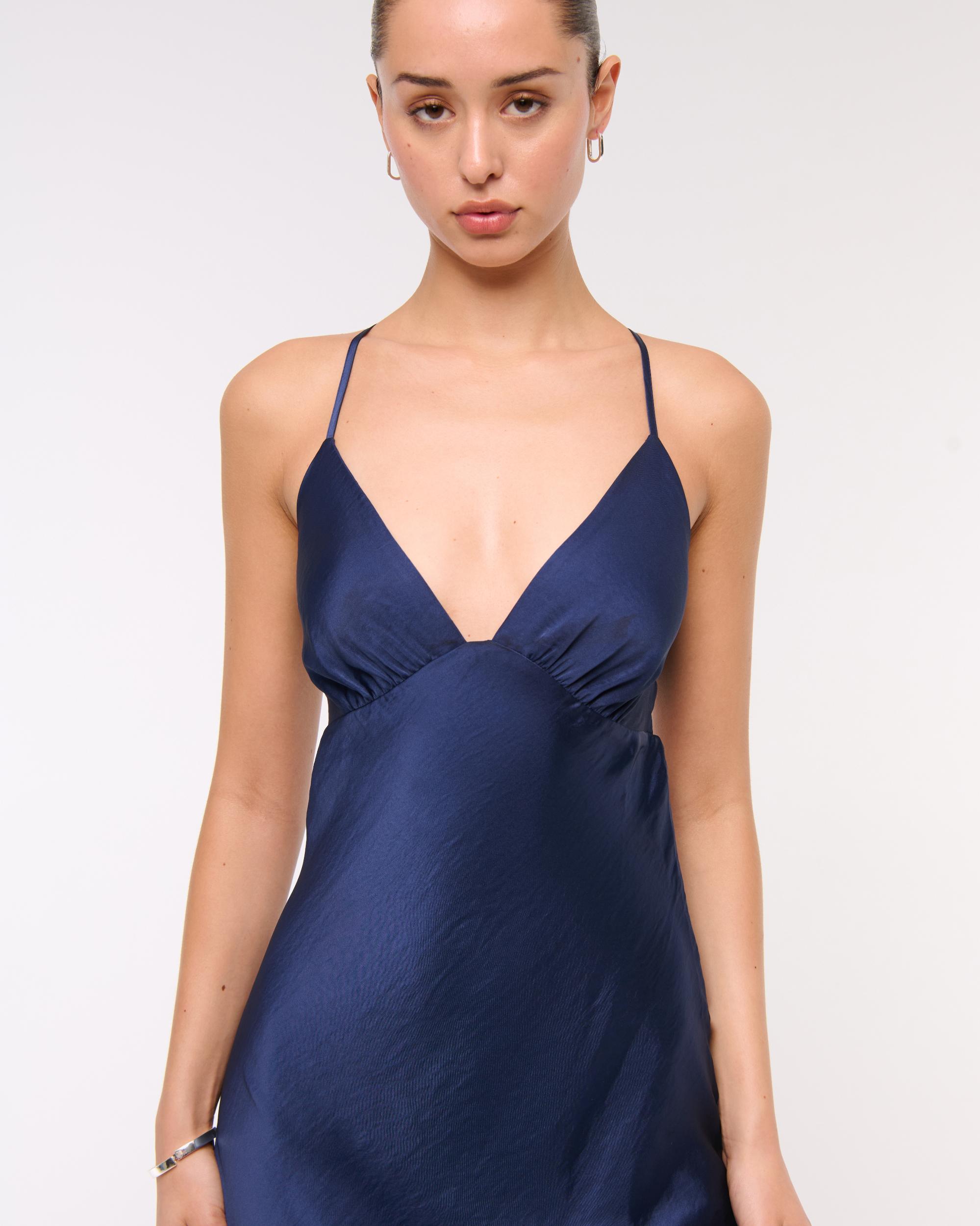 The A&F Julia Slip Tie-Back Maxi Dress Product Image