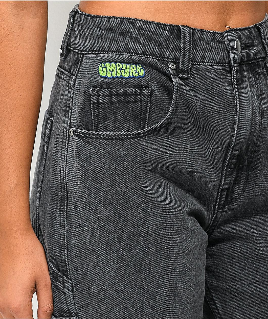 Empyre Tori 90s Black Wash Carpenter Skate Jeans Product Image