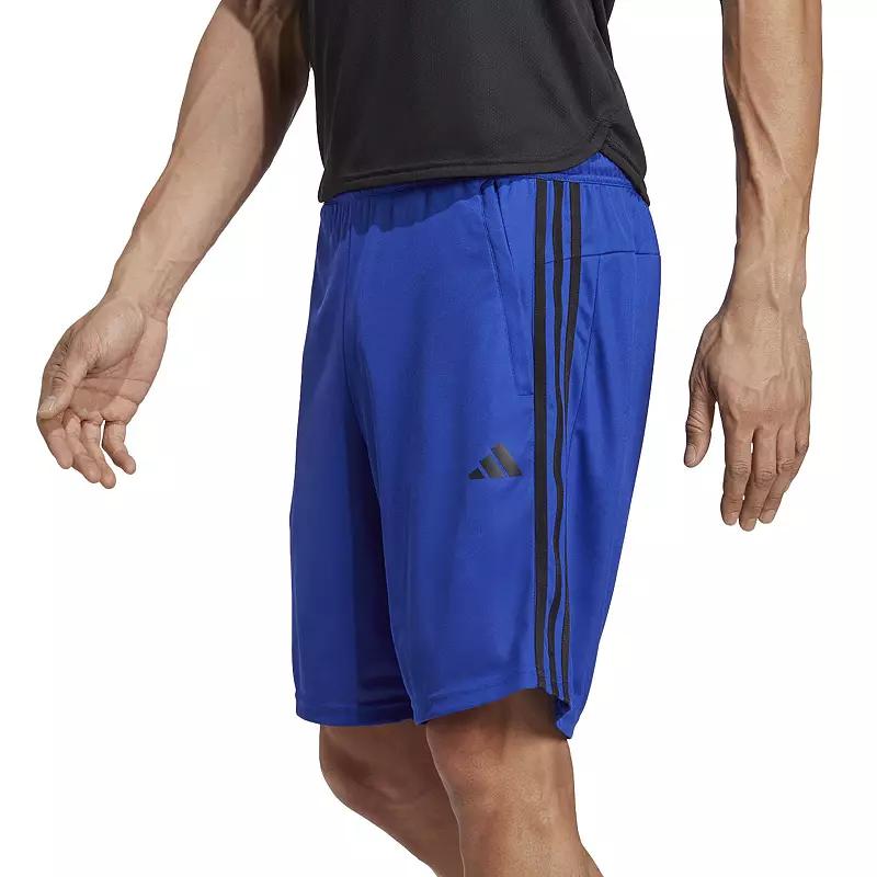 adidas Train Essentials Piqu 3-Stripes Training Shorts Black L Mens Product Image