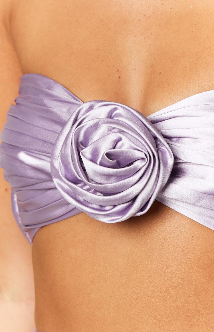 Kaylea Lilac Crop Top Product Image