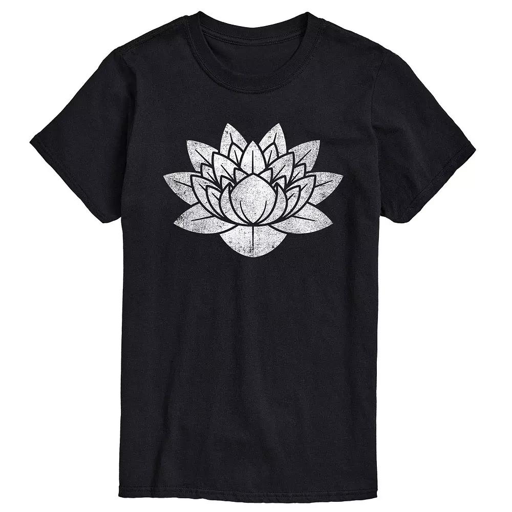 Big & Tall Lotus Flower Tee, Men's,  Product Image