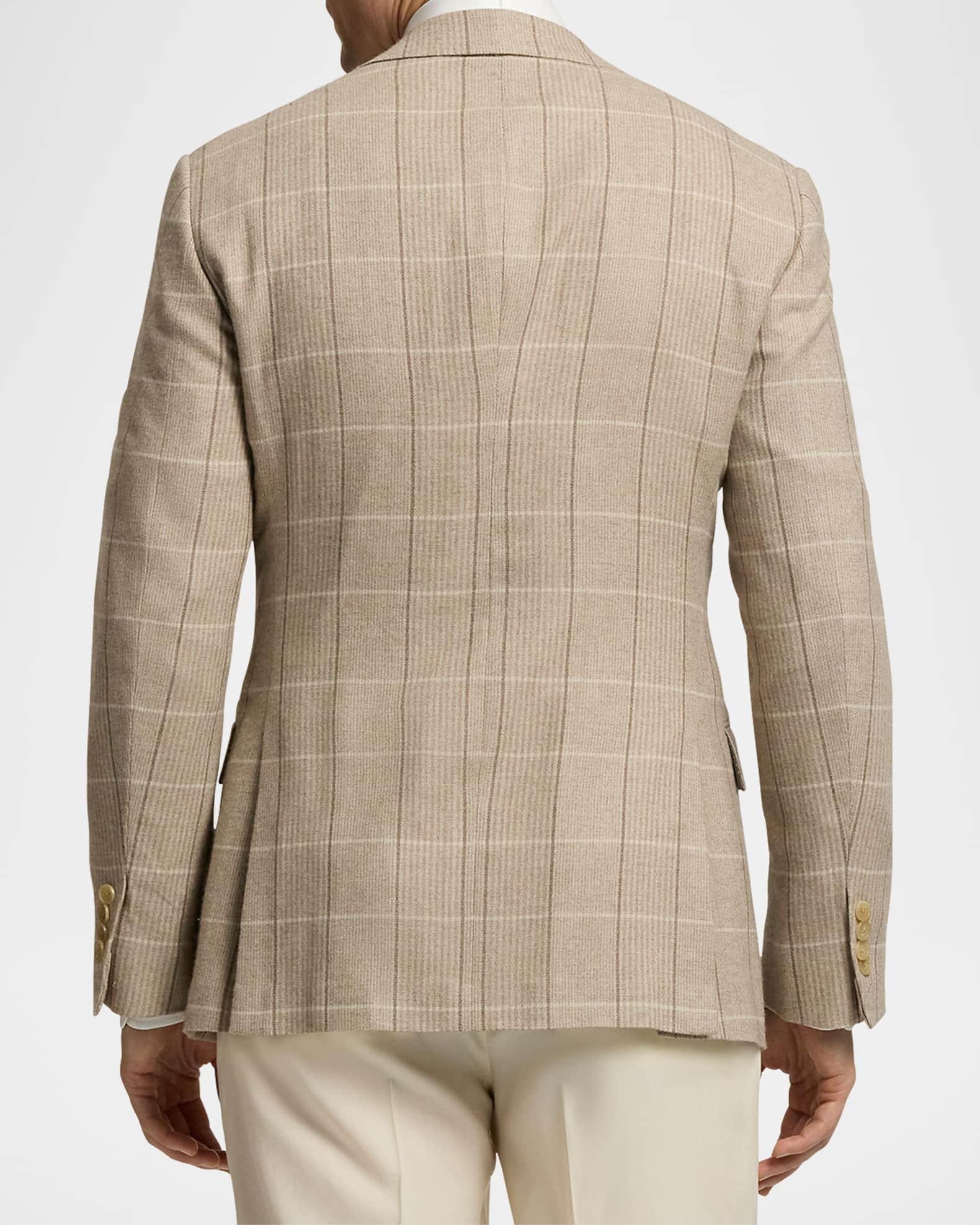 Men's Kent Wool, Silk, and Cashmere Check Sport Coat Product Image