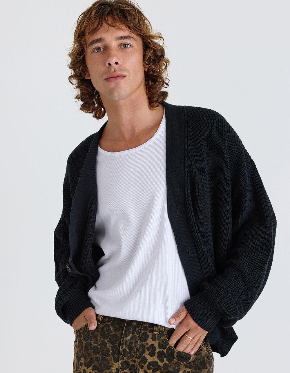 RSQ Mens Cardigan - OLIVE Product Image