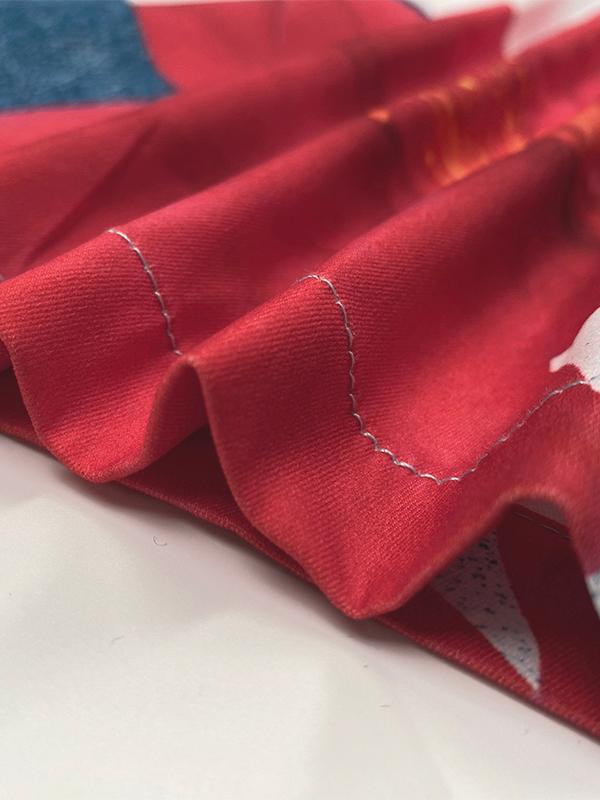 Loose Wide Leg Flower Print Jean Pants Bottoms Trousers Product Image