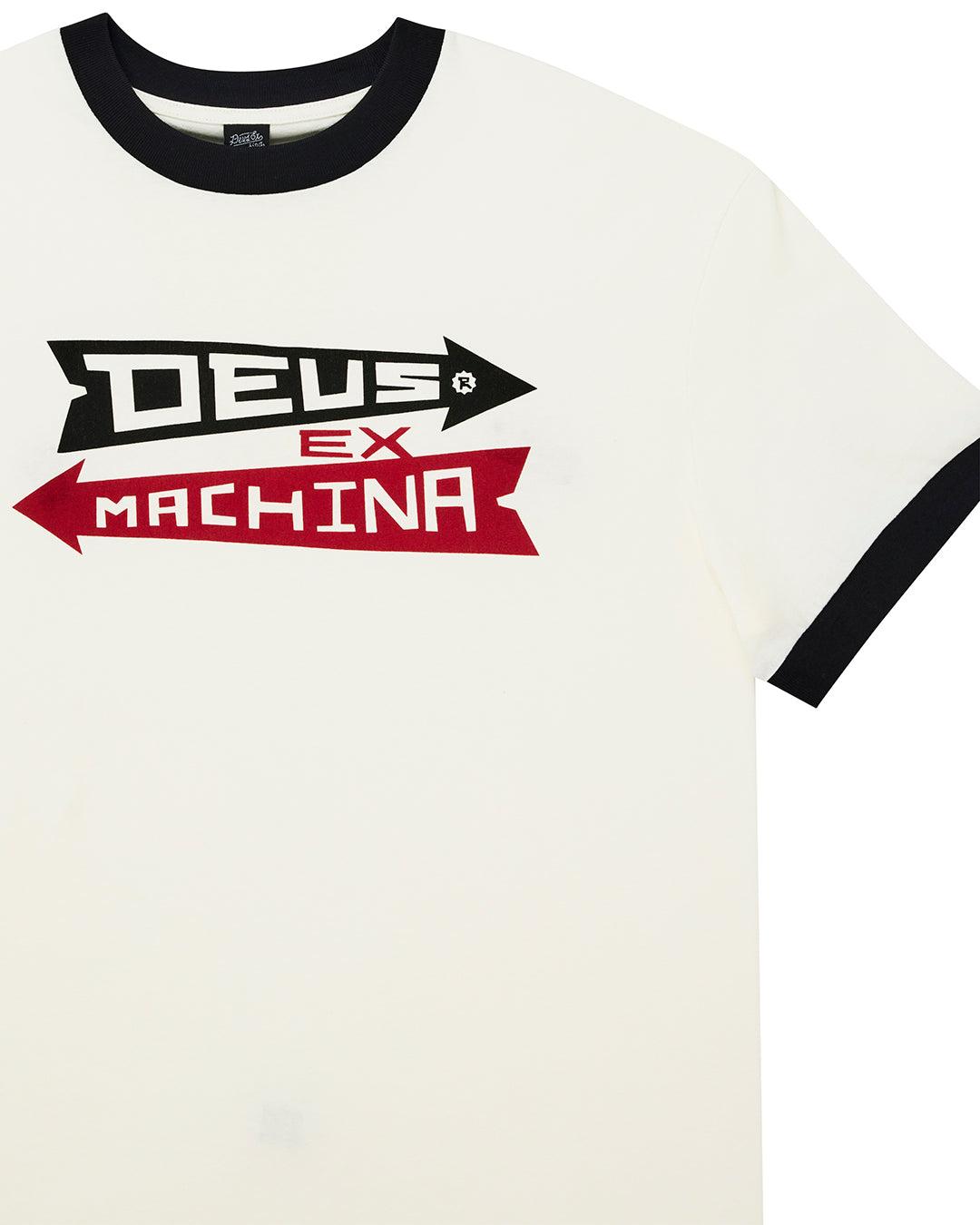 Arrows Ringer Tee - Pristine White Product Image