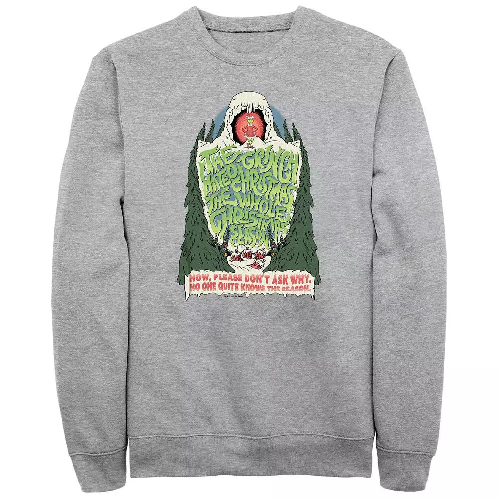 Big & Tall Dr. Seuss Grinch Hated Christmas Graphic Fleece, Men's,  Product Image