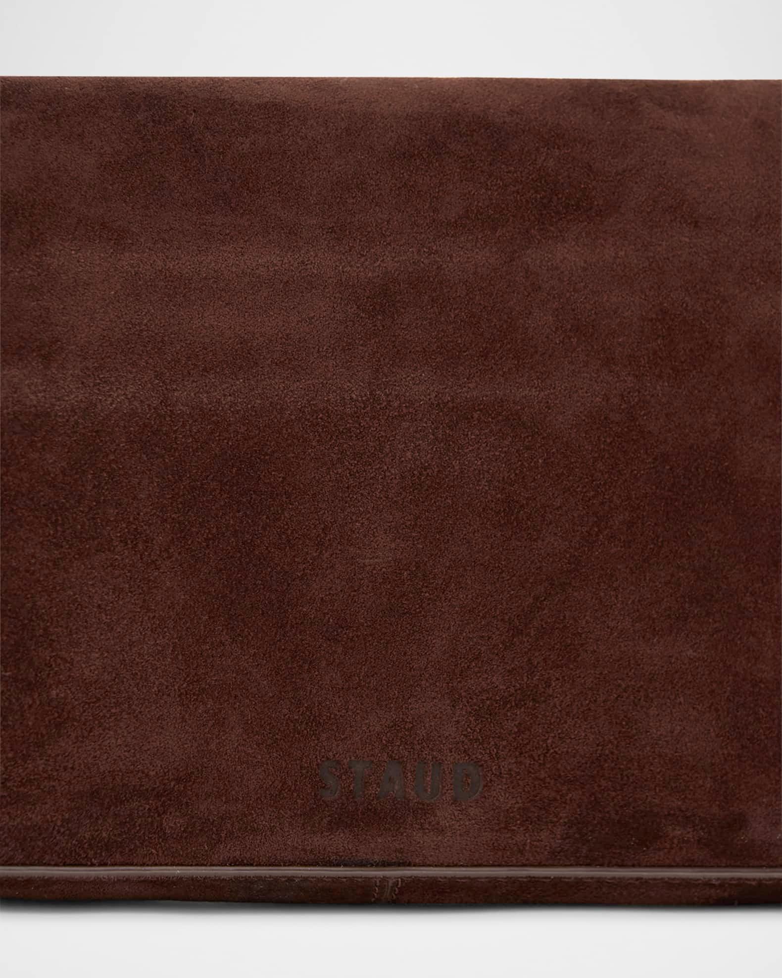 Harlow Buckle Suede Shoulder Bag Product Image