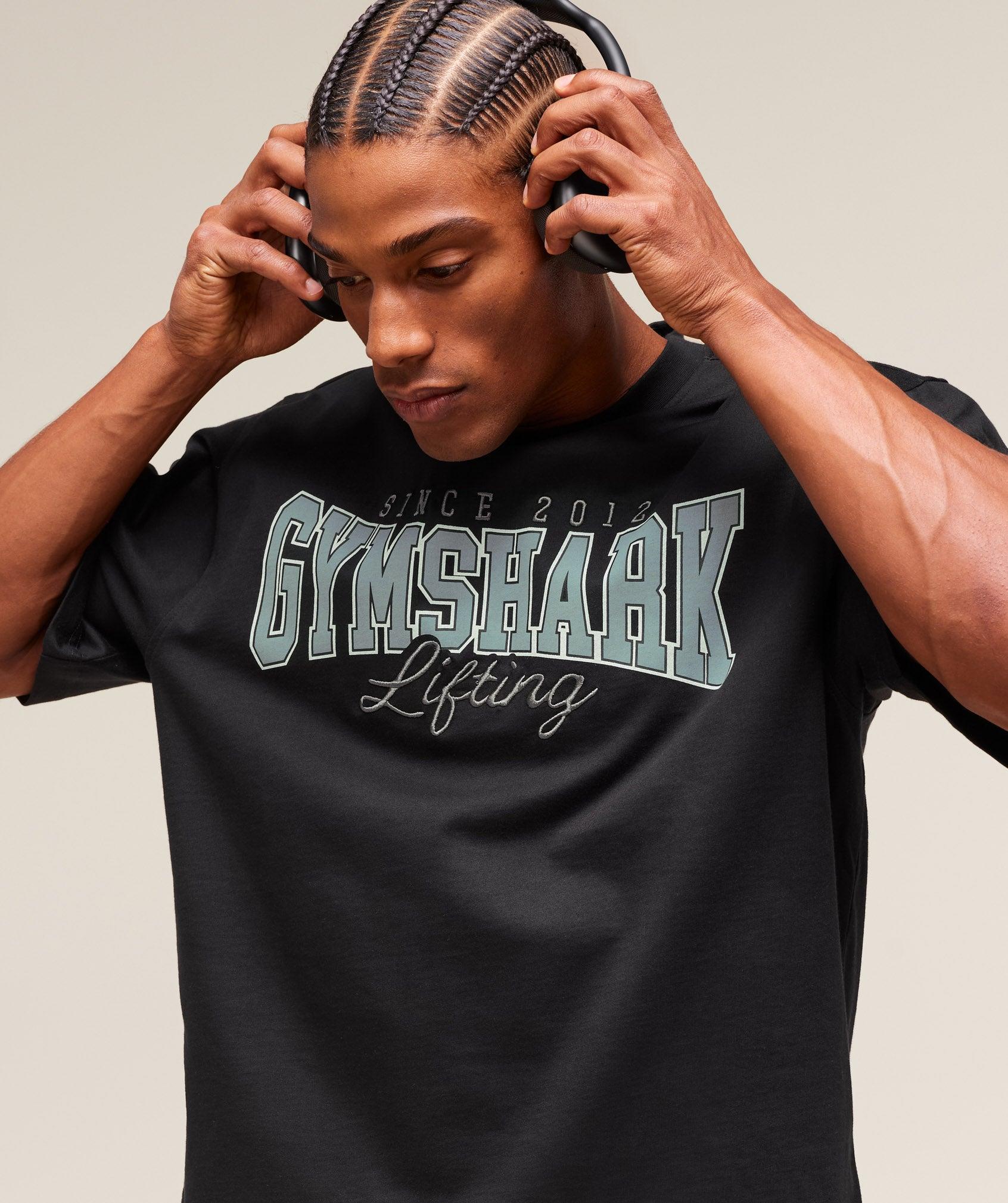 Gymshark Lifting Essentials T-Shirt - Black Male Product Image