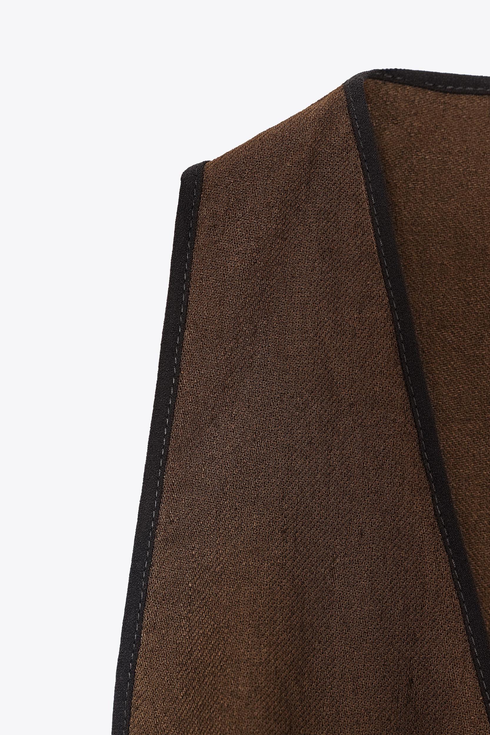 ZW COLLECTION LINEN BLEND MIDI DRESS Product Image