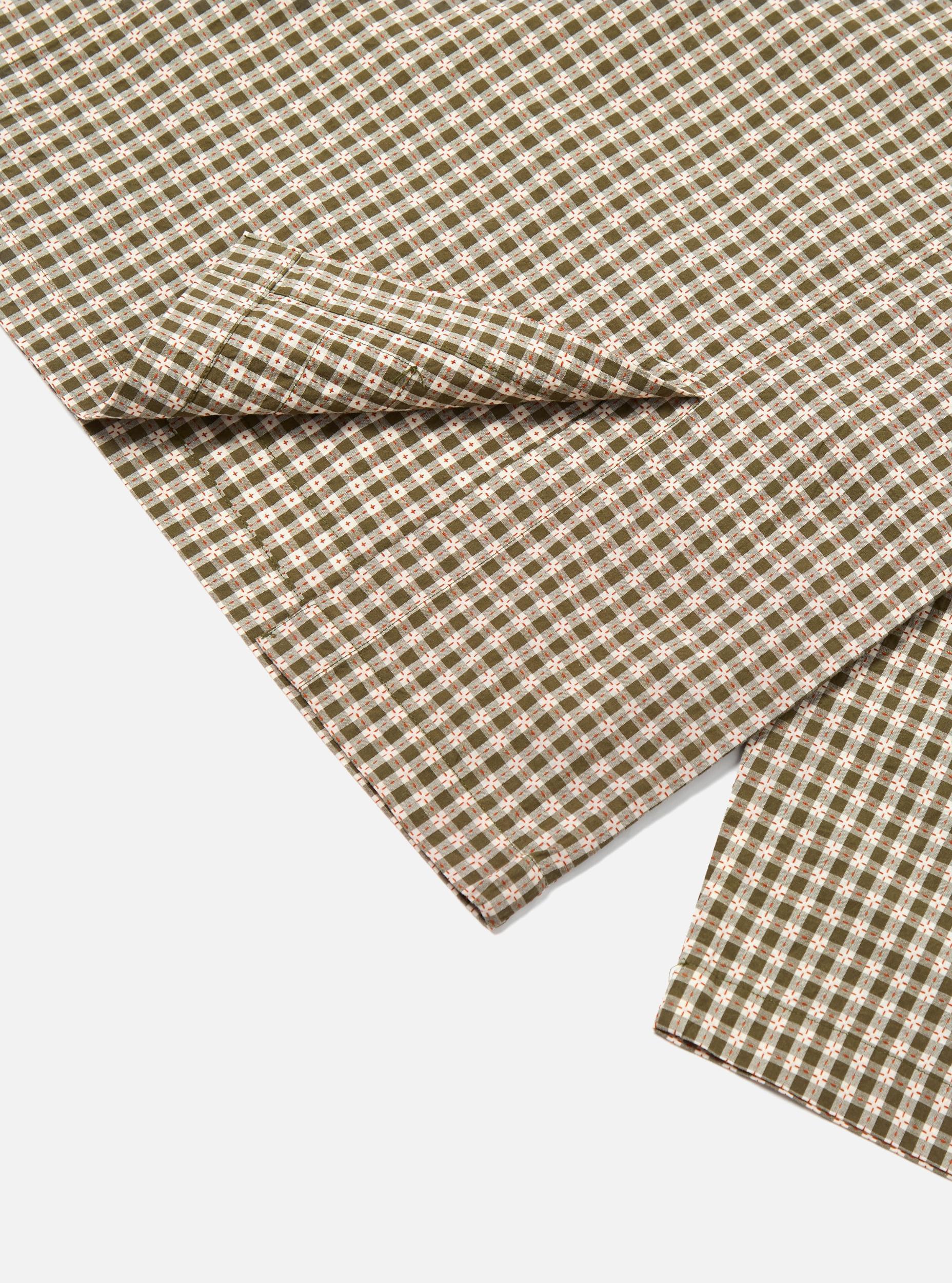 Universal Works Cancun Jacket in Olive Dobby Check Product Image