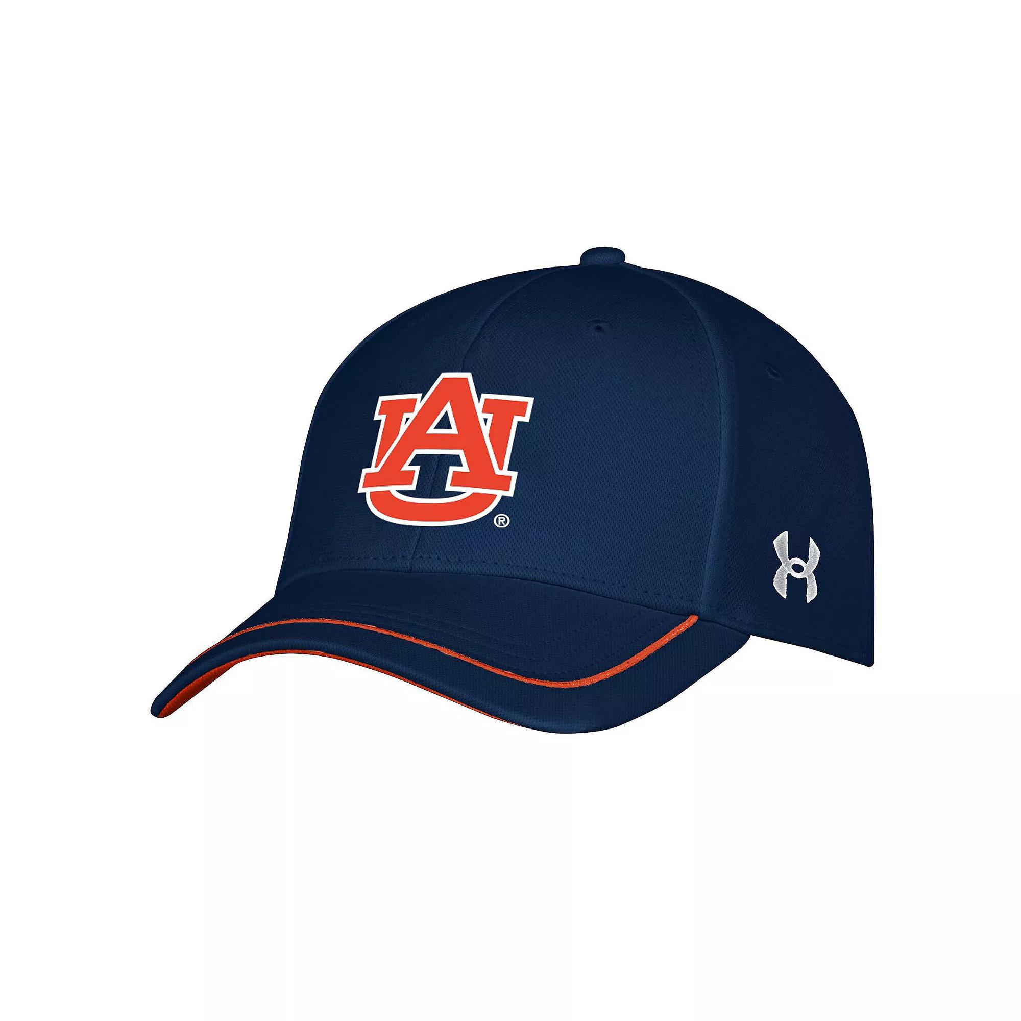 Men's Under Armour Navy Auburn Tigers Iso-Chill Blitzing Accent Flex Hat,  Product Image