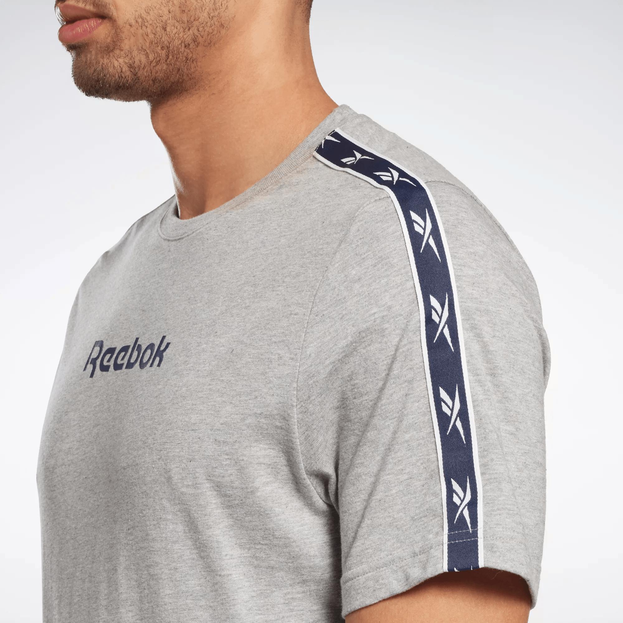 Men's Reebok Identity Vector Tape T-Shirt Male Product Image