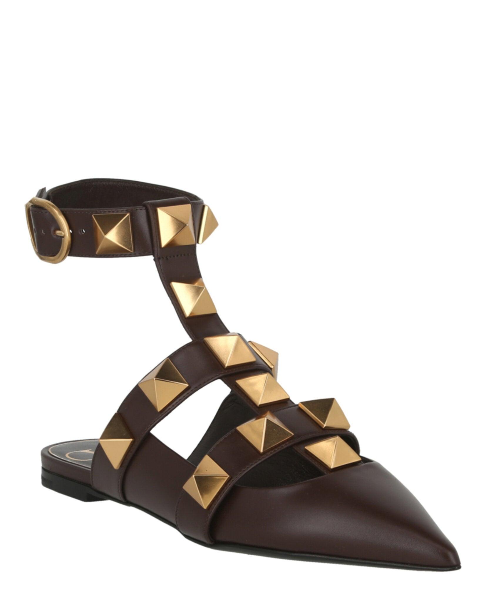 Valentino Roman Stud Ballerina Shoes Female Product Image