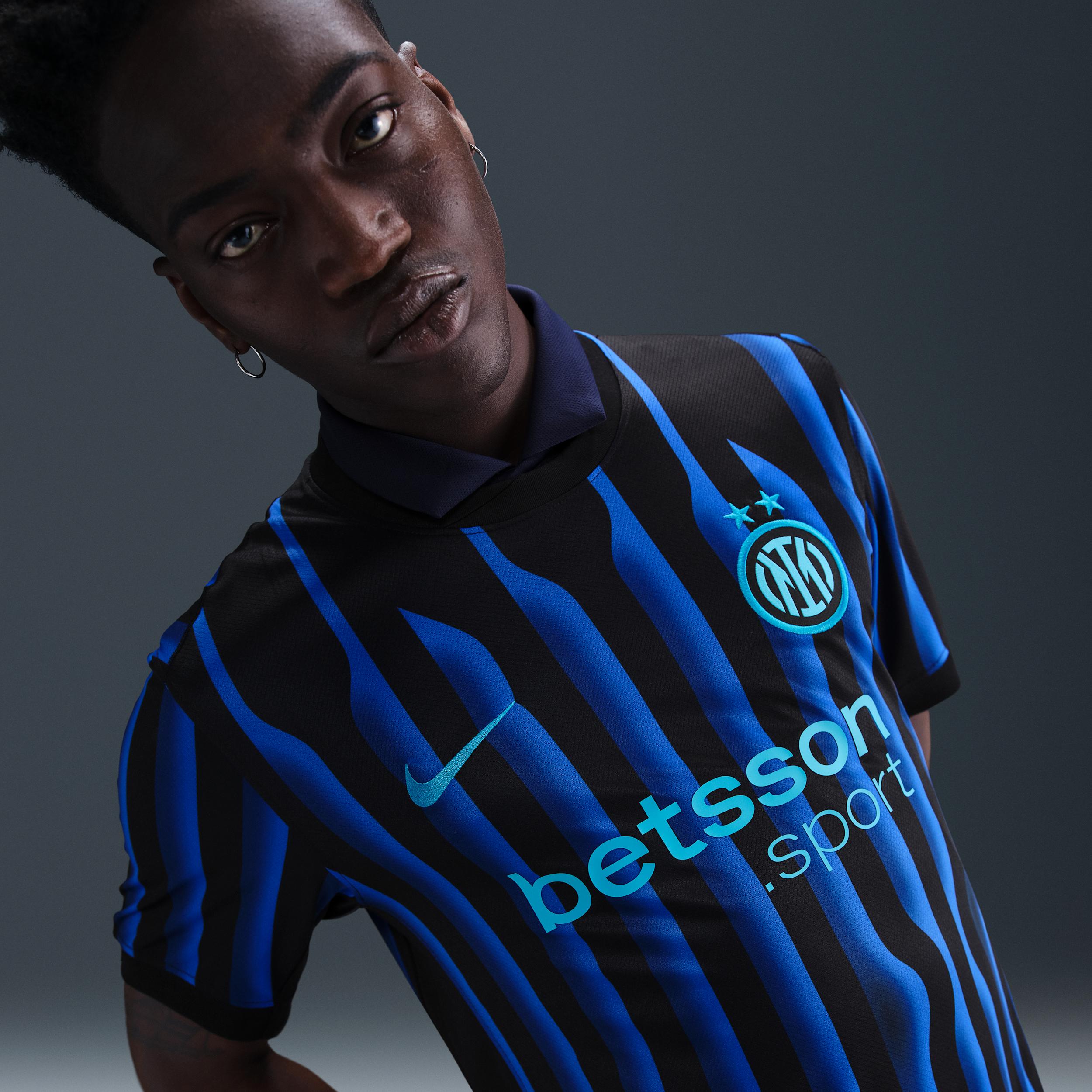 Inter Milan 2025/26 Stadium Home Nike Mens Dri-FIT Soccer Replica Jersey | HJ4591-439 Product Image