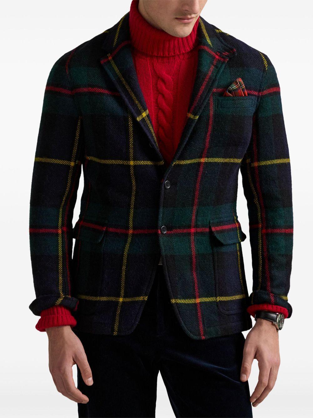 tartan blazer Product Image