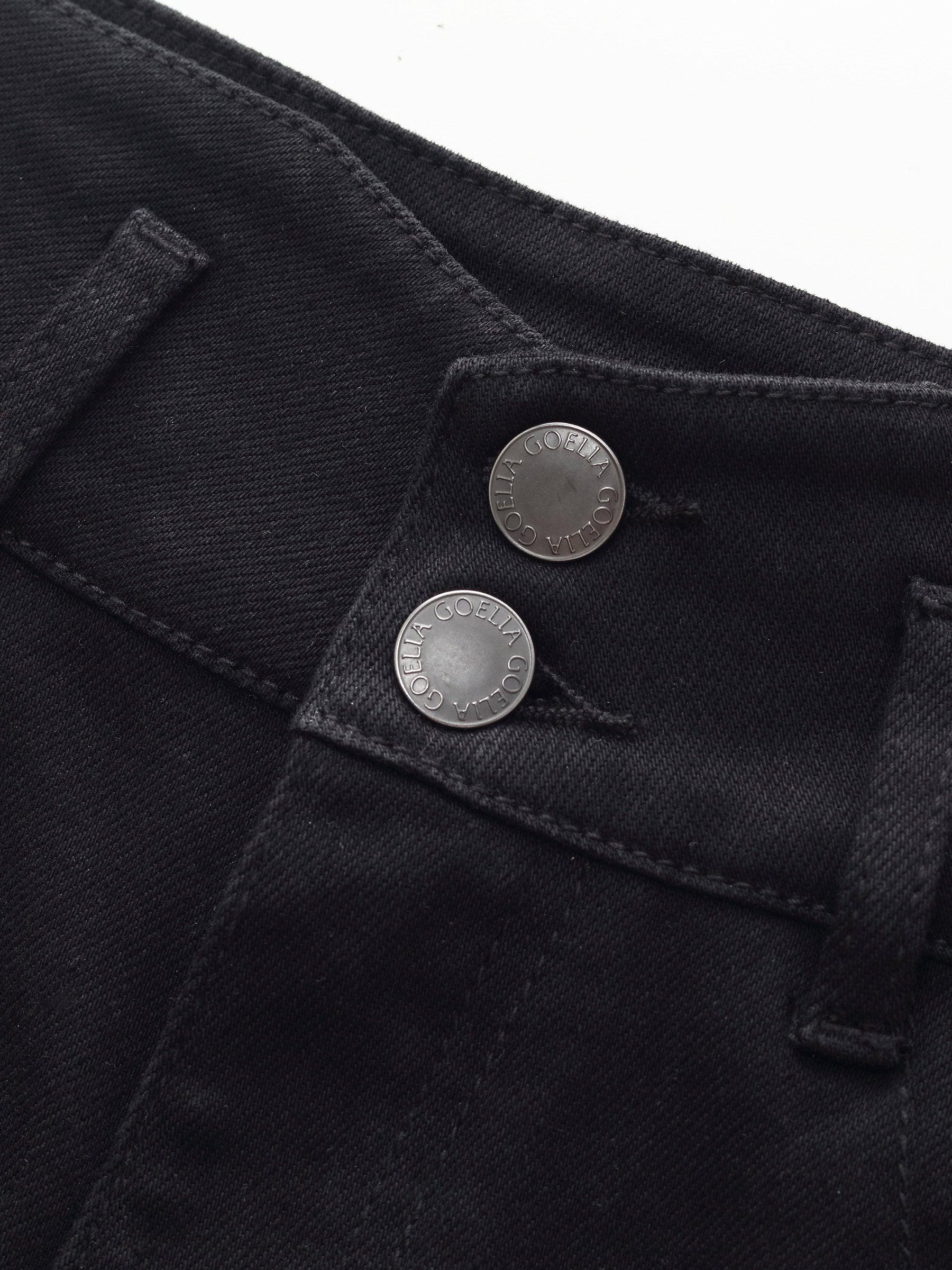 Denim High-Waisted Women Column Jeans Product Image