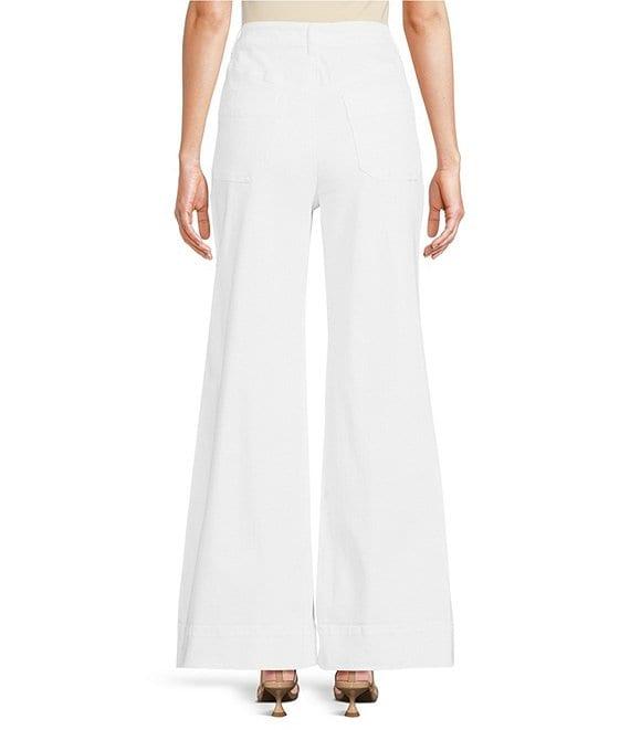 tyler boe Woven High Rise Flare Leg Jeans Product Image