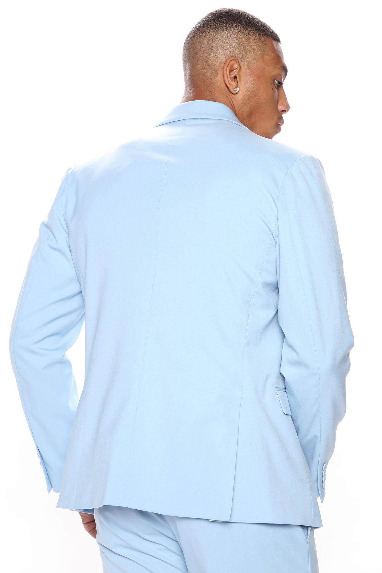 The Modern Stretch Suit Jacket - Light Blue Product Image