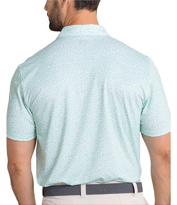 Southern Tide Driver Flower Frenzy Printed Short Sleeve Performance Polo Shirt Product Image