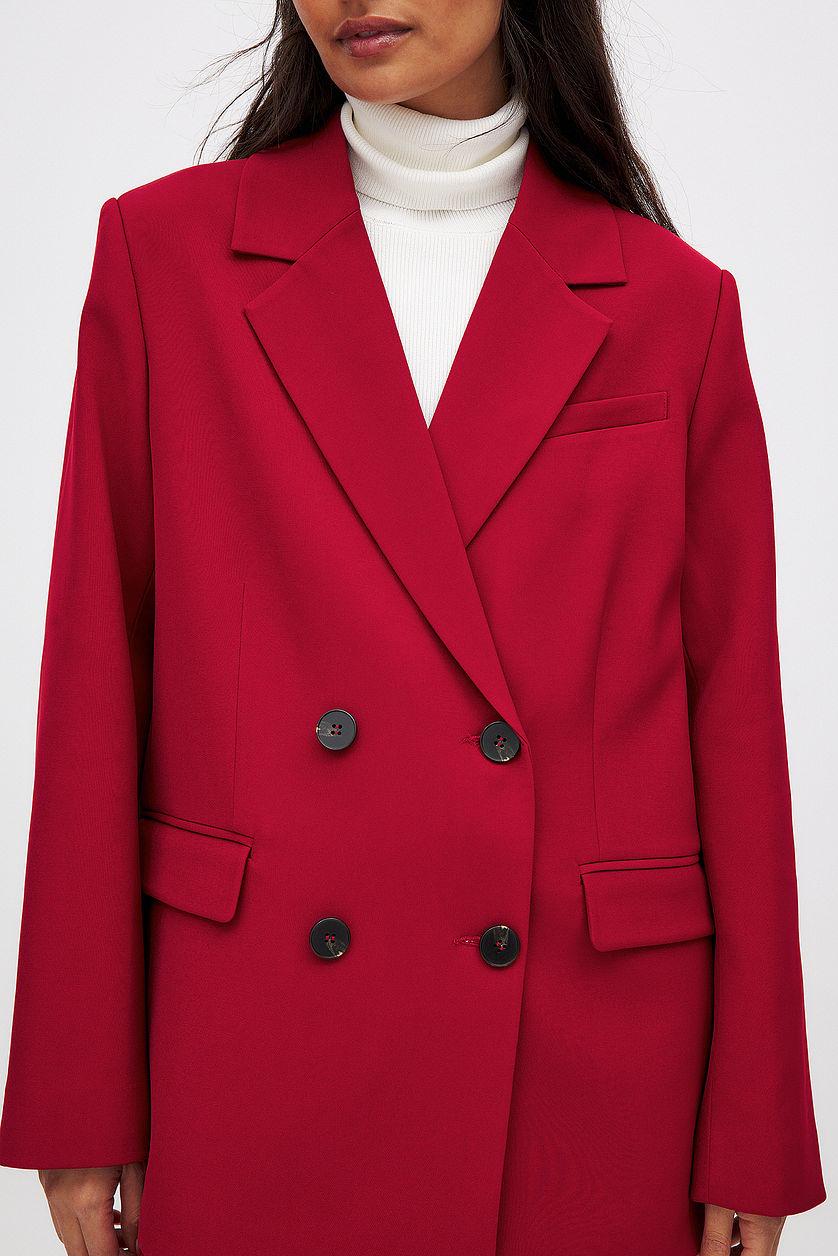 Oversized Double Breasted Blazer Product Image