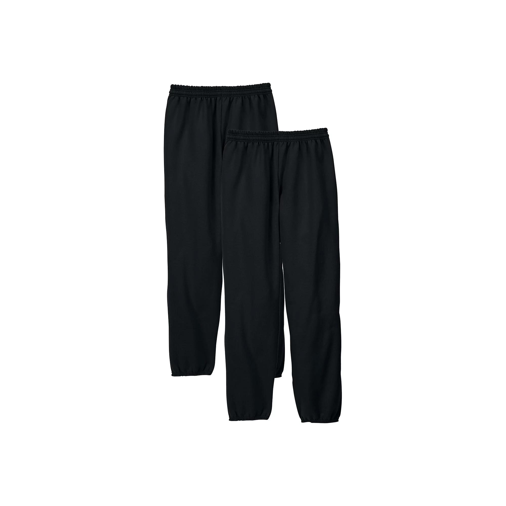 Men's Hanes® 2-Pack EcoSmart 32-in. Fleece Sweatpants,  Product Image
