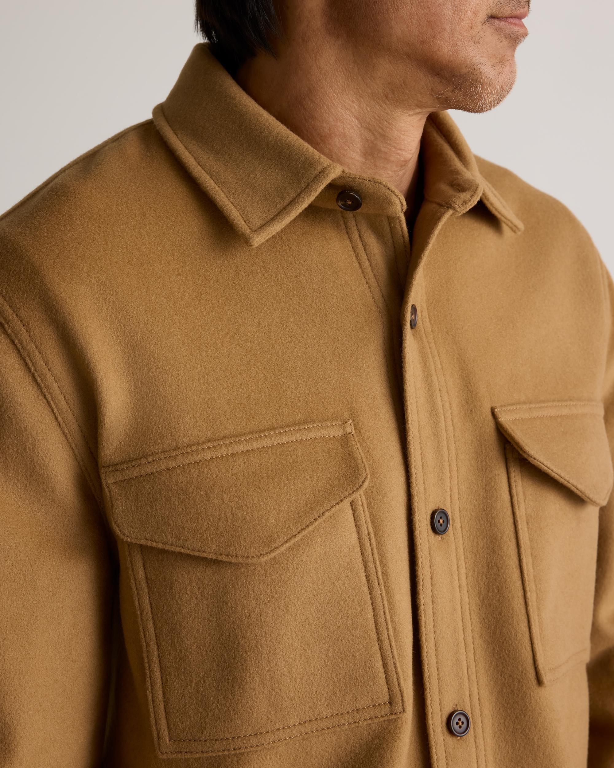 Quince | Men's Italian Wool Overshirt Wool/Nylon Product Image