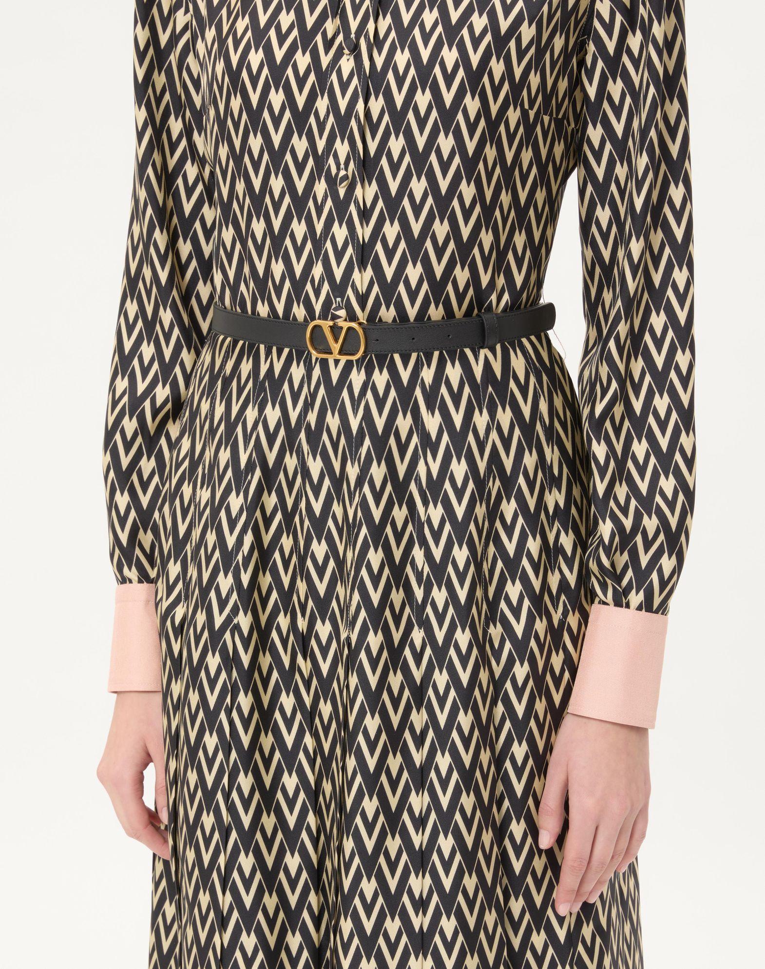 Vlogo Signature Belt In Shiny Calfskin 20 Mm Product Image