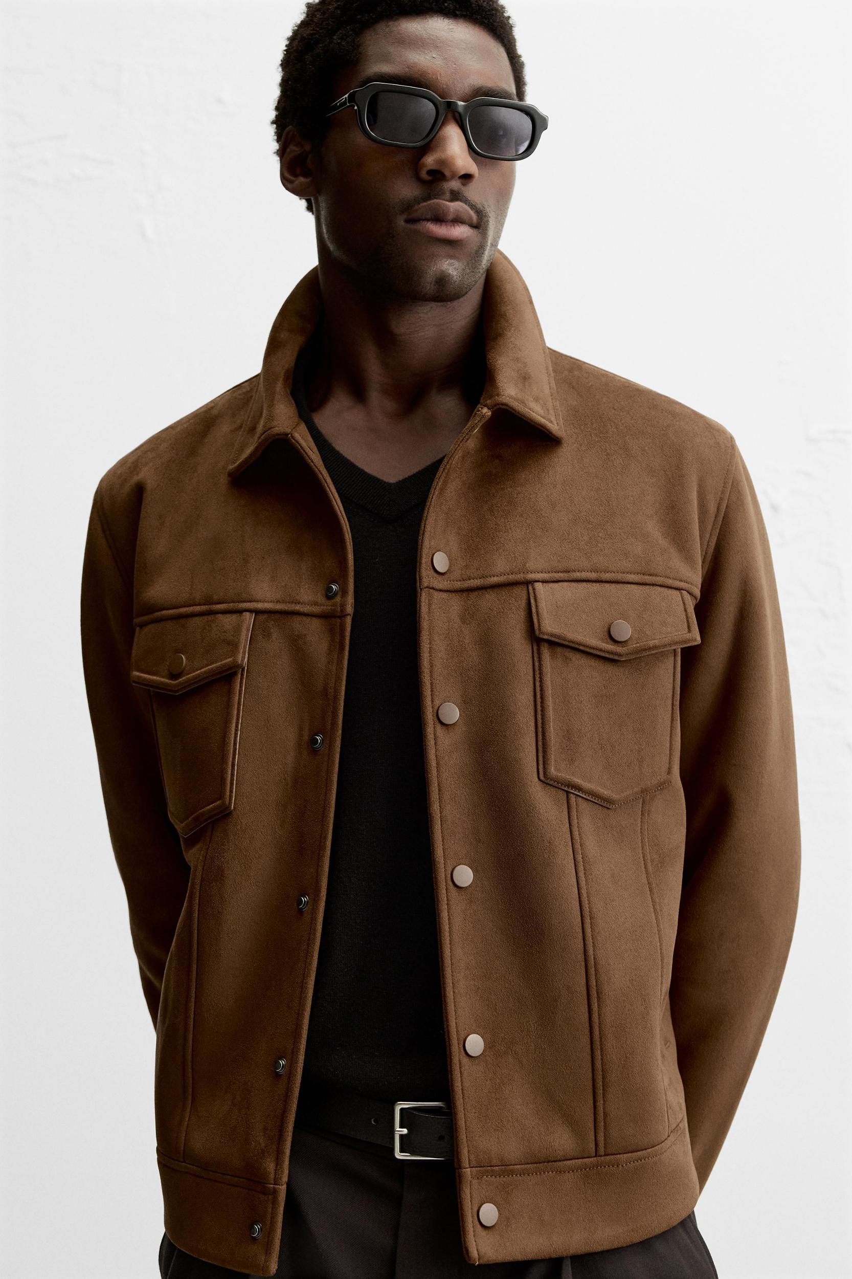 FAUX SUEDE JACKET Product Image