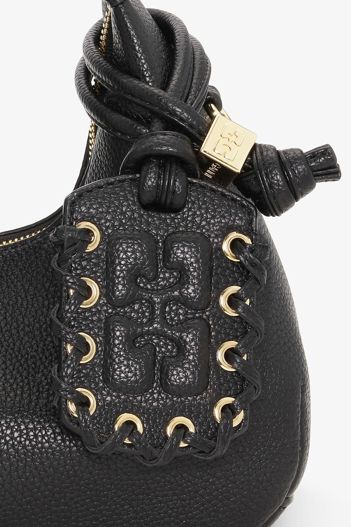 Black Mini Hobo Bag Product Image