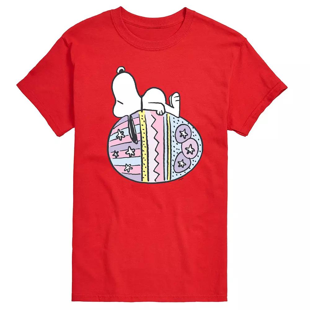 Men's Peanuts Snoopy Easter Egg Graphic Tee,  Product Image
