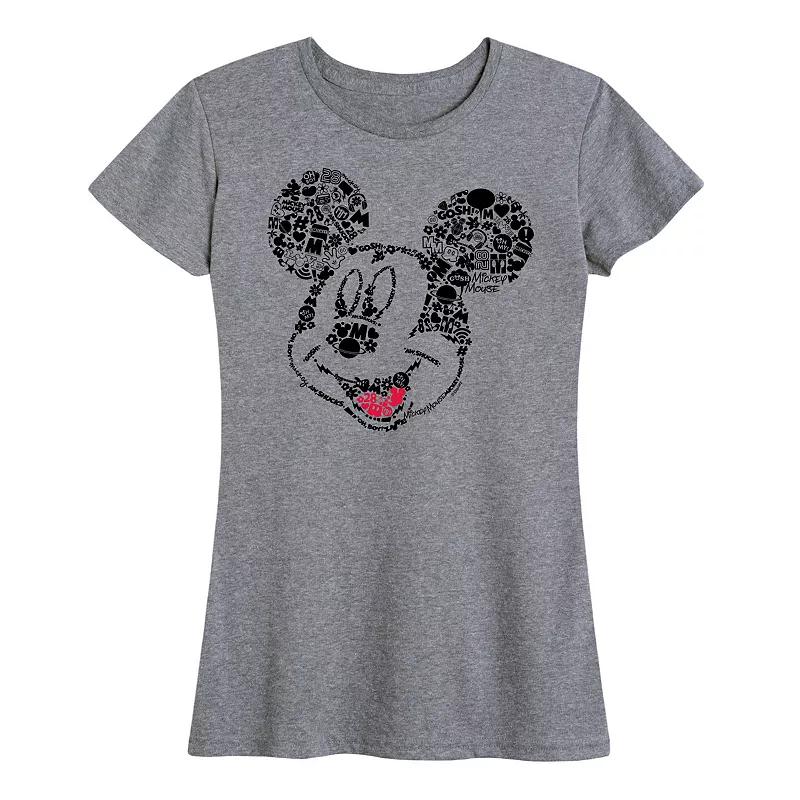 Disney's Mickey Mouse Women's Iconic Fill Graphic Tee,  Product Image
