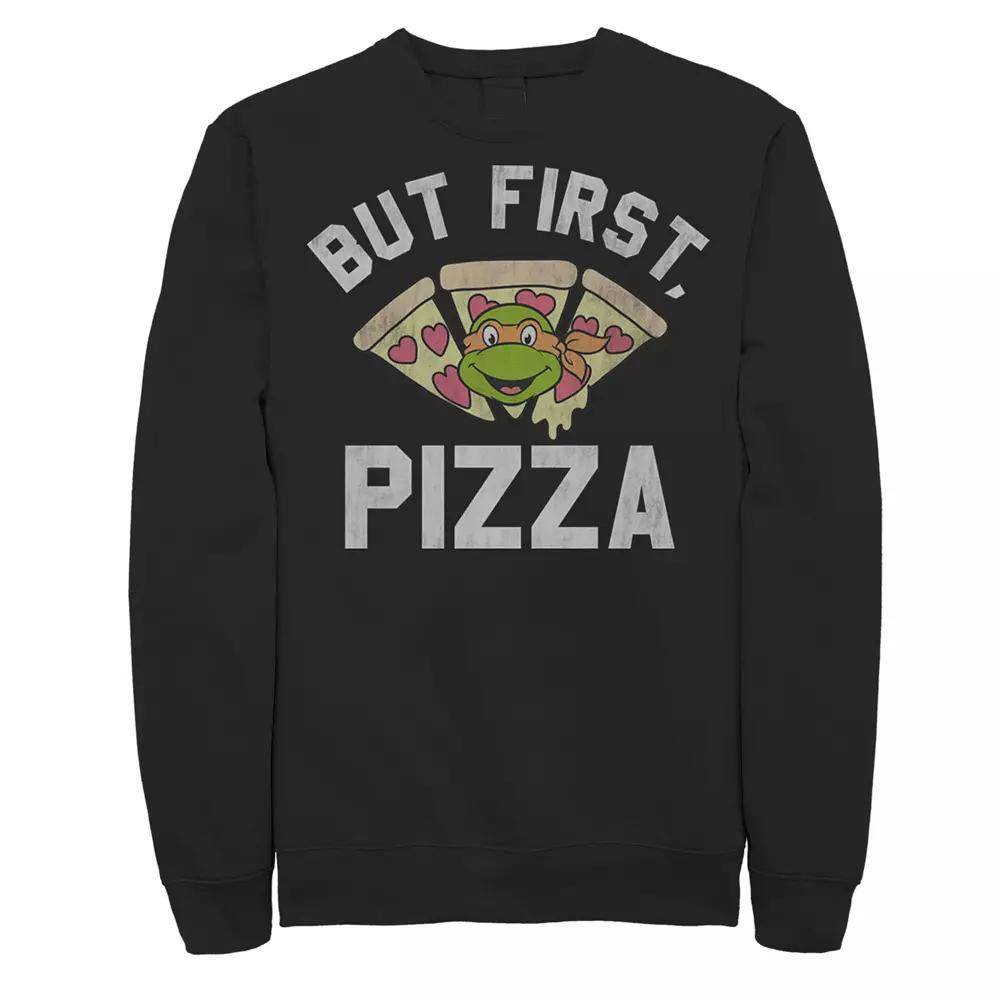 Big & Tall Nickelodeon Teenage Mutant Ninja Turtles Pizza First Fleece Sweatshirt, Men's,  Product Image