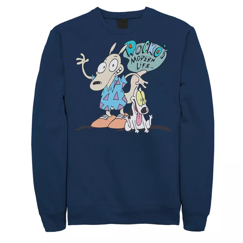 Men's Nickelodeon Rocko's Modern Life Show Intro Sweatshirt,  Product Image
