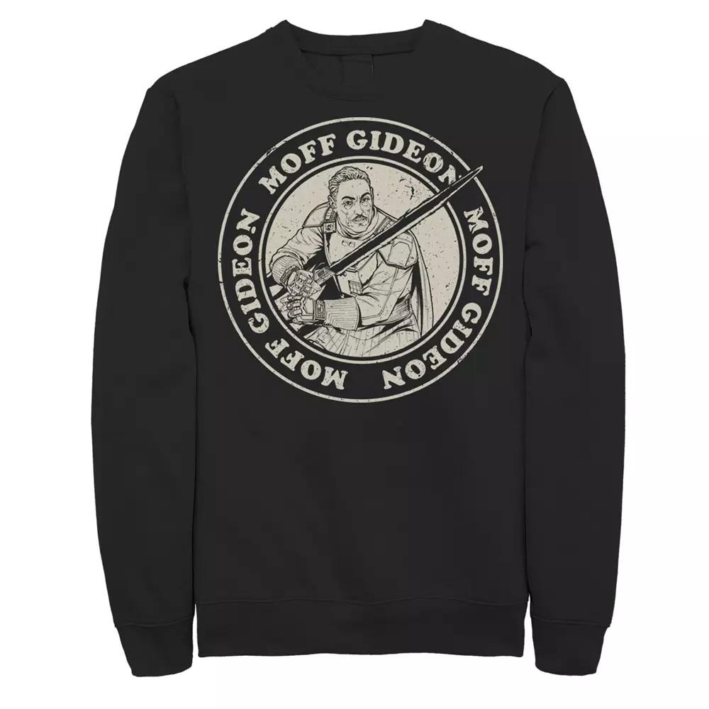 Men's Star Wars The Mandalorian Moff Gideion Badge Stamp Sweatshirt,  Product Image