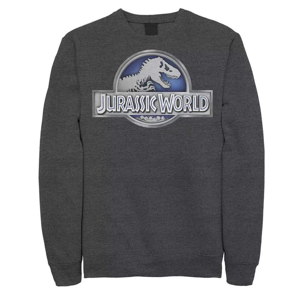 Men's Jurassic World Classic Metal Coin Logo Fleece,  Product Image