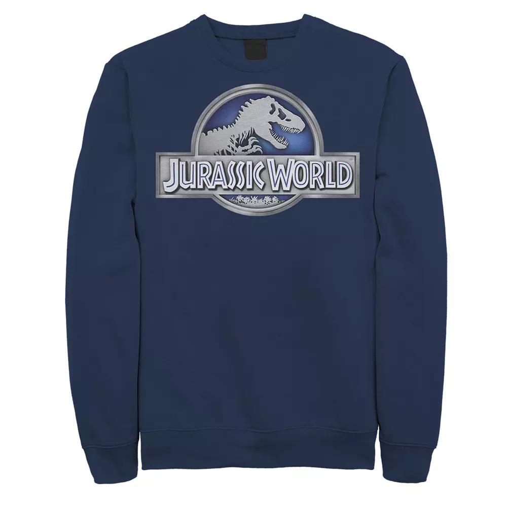 Men's Jurassic World Classic Metal Coin Logo Fleece,  Product Image
